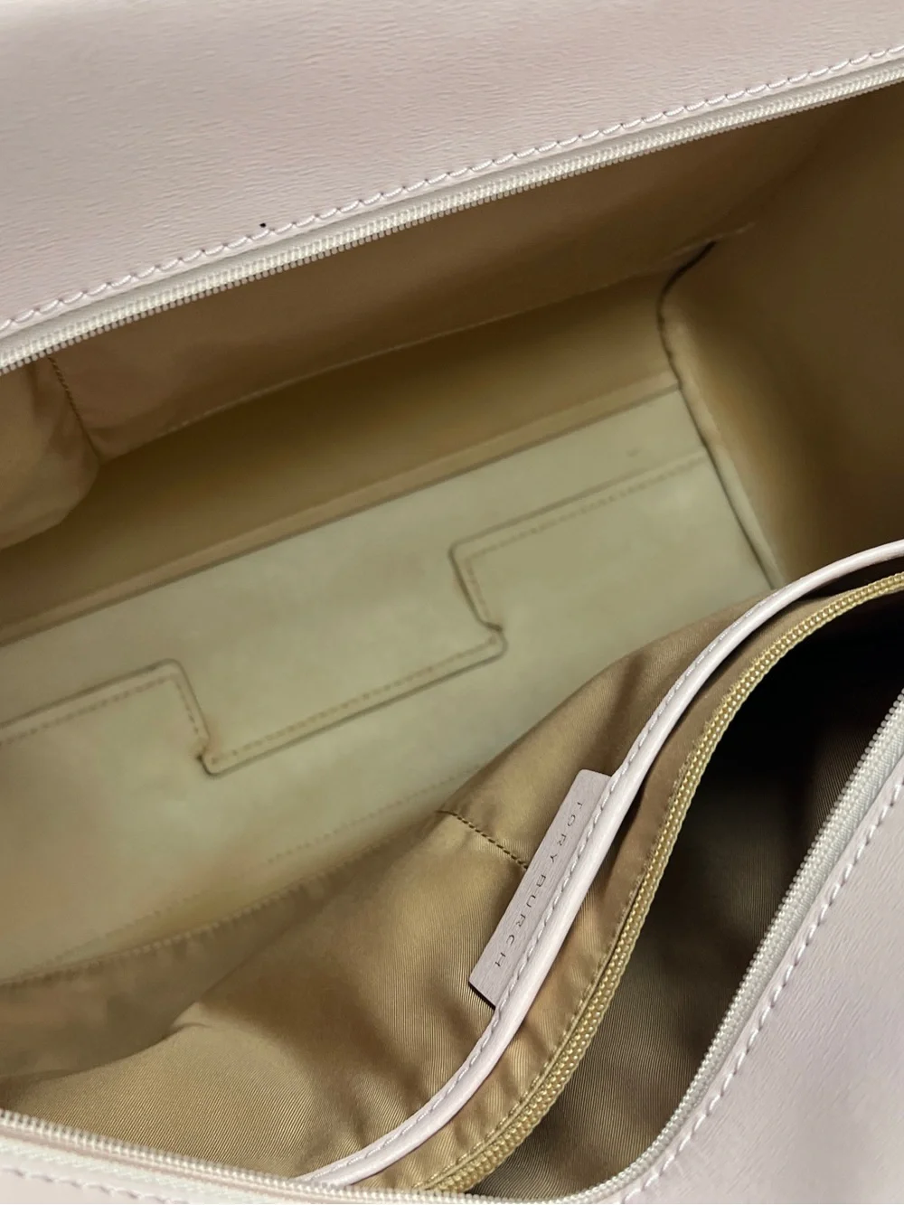 Tory Burch Parker Pink Leather Tote Bag